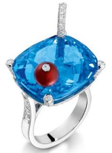 Collection Piaget Limelight Blue Ocean Cocktail Ring